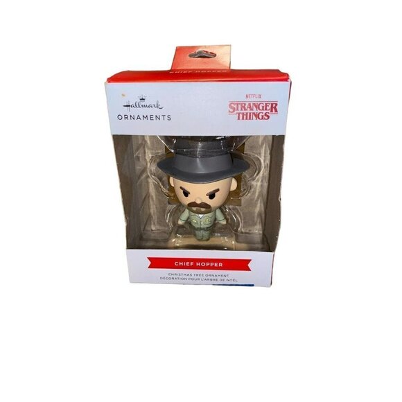 Chief Hopper Stranger Things Christmas Tree Ornament Hallmark Netflix NEW 2021 - Picture 3 of 3